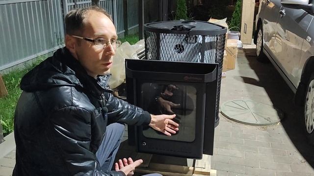 Приехала печь для бани - Ферингер ПФ в сетке. Распаковка и первые впечатления смотреть онлайн