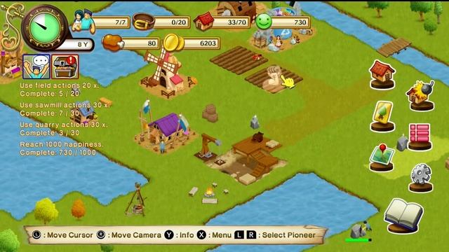 30 second of game play footage of New Frontier Days: Founding Pioneers on Nintendo Switch смотреть онлайн