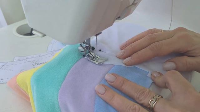 Как сшить подушку "радуга" своими руками + выкройка. Rainbow Pillow Toy