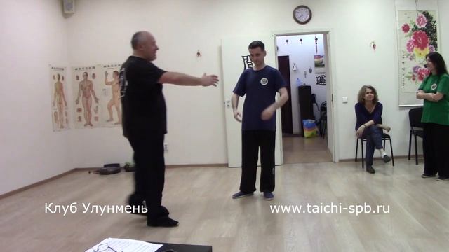 Taijiquan, taichi, Тайцзицюань. Фрагмент 5 семинара "Каркас Тайцзи".