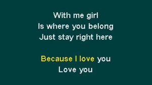 Justin Bieber - Love Me Karaoke