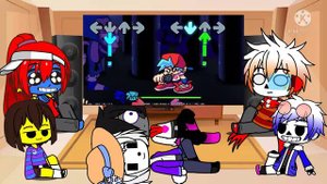 Реакция Андертейл на friday night funkin mod sonic exe