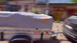 Мобильный газгольдер-прицеп с водяным обогревом