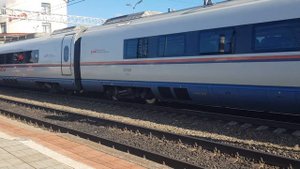 сдвоеный Сапсан номер 757 Санкт-Петербург Москва на ст. Бологое