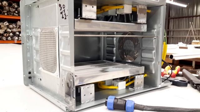 Изготовление конструктива ИК печи с конвекцией