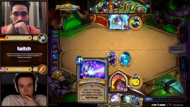 Lifecoach vs JAB Hearthstone StarLadder i League StarSeries S2 (Group D)