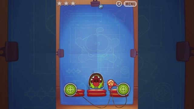 Cut the Rope Experiments 2-22 Walkthrough Shooting the Candy