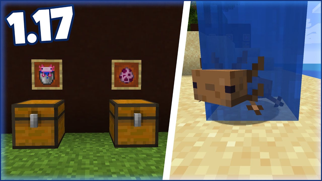 АКСОЛОТЛЬ В МАЙНКРАФТ 1.17! СНАПШОТ 20w51a смотреть онлайн