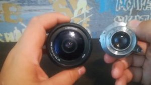 объектив индустар-22 от фотоаппарата зоркий.
