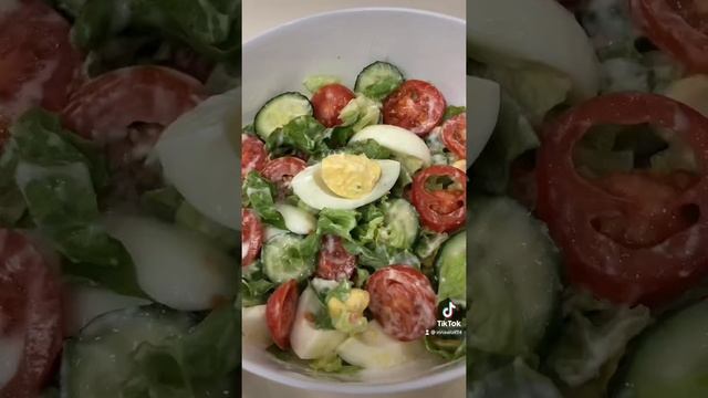 Salad for dinner. PP Салат на ужин. ПП