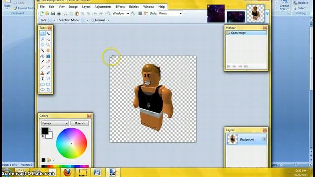 Roblox-How to make a decal смотреть онлайн