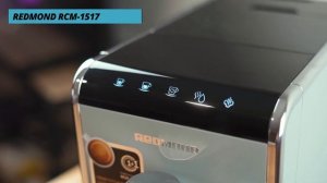 Автоматическая кофемашина Redmond RCM-1517 | Кофемашина с капучинатором для дома