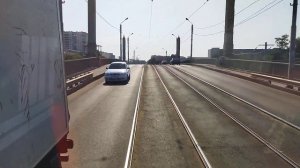 Балашовский путепровод после ремонта | Татра-Т6А5 №4532