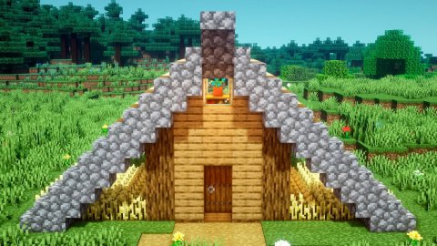 СТАРТОВЫЙ ДОМ В МАЙНКРАФТ!