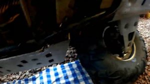 Как снять ручной тормоз на cf moto x5