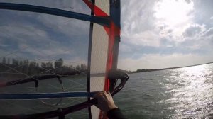 Виндсерфинг на Касаргах, глиссирование в петлях