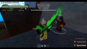 Obtaining + Full Showcase Phoenix Blade v2 in King Legacy | Update 4.65