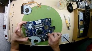 Разбор, замена термопасты ноутбук Acer 5750