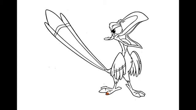 Как нарисовать Зазу из Короля льва. Раскраска свинья для детей смотреть онлайн