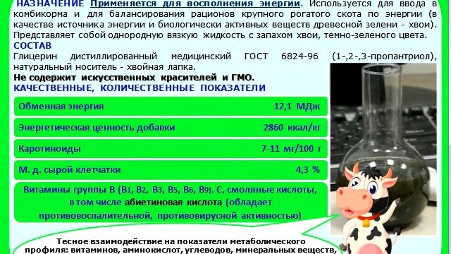 презентация Хвойно-энергетическая кормовая добавка