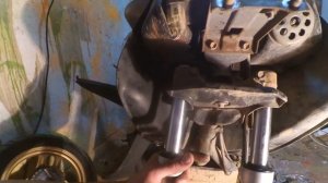 Honda Dio 34 сломалась вилка! Ремонт!