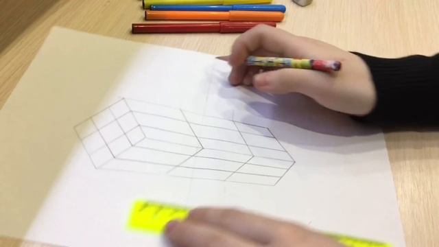 КАК ЭТО СДЕЛАТЬ?? // Оптическая иллюзия : Кубик Рубика смотреть онлайн