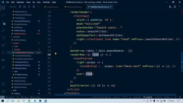 React Native, Express, GraphQL, Native Base смотреть онлайн
