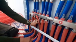 Монтаж отопления тёплого пола и хгвс установка радиаторов