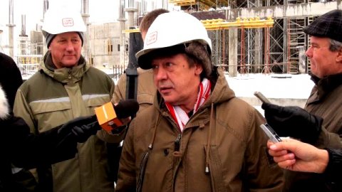 Михаил Ефремов на стадионе Спартак 21-12-2011 www.spartakwor