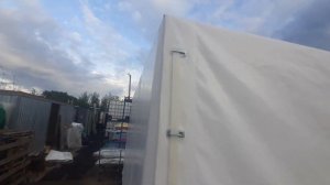 Тент на прицеп со скосом