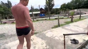 Приняла грязевые ванны. Сухум, Кындыг - термальные источники