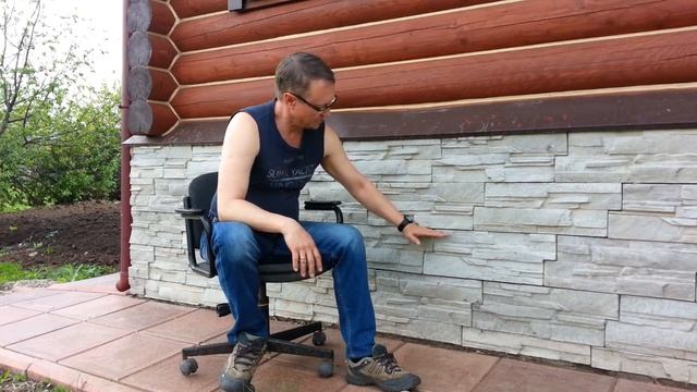 Простой и дешевый способ отделки цоколя