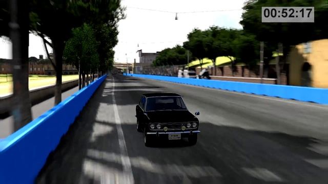 Playing With TTs! - '69 Nissan Bluebird 1600 Deluxe (510) "The Raven" - Circuito di Roma: Reverse смотреть онлайн