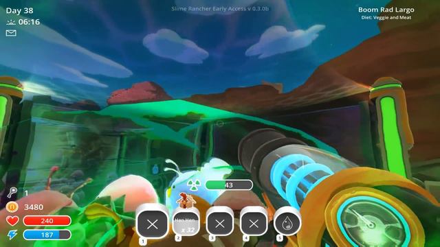 Slime Rancher БОЛЬШОЙ МЕДОВЫЙ СЛИЗЕНЬ!! | VoodyGames