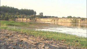 The Kura River - Река Кура. Деревня Назырлы. Барда. Азербайджан - Kür çayı. Nazırlı kəndi. Bərdə