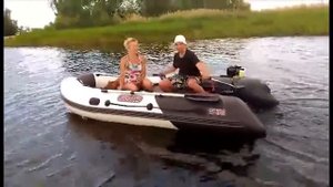 SEA PRO 2л.с. 2Т с ВОЗДУШНЫМ охлаждением. Испытания на воде.
