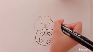 милый хомяк за 5 минут!?|DIY| как нарисовать хомяка карандашом легко и быстро
