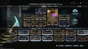 Octavia Prime | WarFrame builds