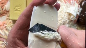 Cutting dry soap in varnish/ASMR soap/Relax video # 376