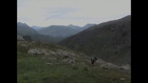 Подъём на перевал Барсукова от реки Вангыр.