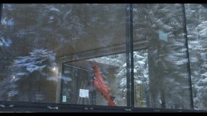 Монтаж панорамного остекления Sky-Frame. Дом в стиле современной архитектуры | Окна Мира