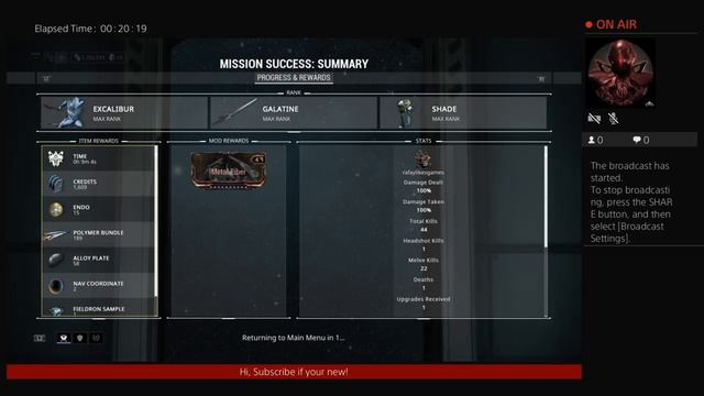 Warframe: Livestream! Regular Old Ass Streaming... :/ (PS4) смотреть онлайн