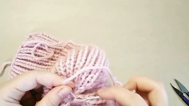Мастер-класс "Детская шапка-ушанка на подкладе" #вязаниедлядетей #шапка #мастеркласс #шапкаушанка