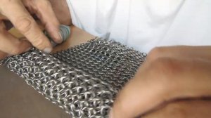 как плести кольчугу показательное МАСТЕР-КЛАСС для начинающих слесарей