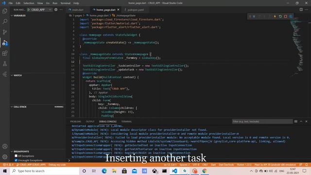 CRUD App Using Flutter and Firebase