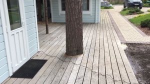 ТЕРРАСА вокруг ДОМОВ и ДЕРЕВЬЕВ на высоте 1 МЕТР!!!