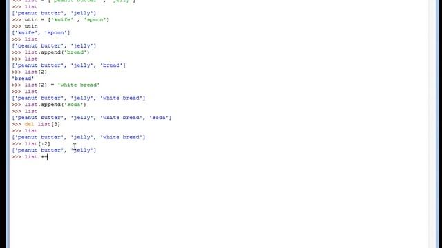 basic python tutorial 7 -  lists, tuples