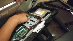All in one ACER Veriton Z290G touch screen Opening case to repair computer