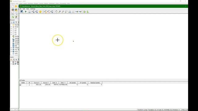 Image to image georeferencing in QGIS 3.4 смотреть онлайн