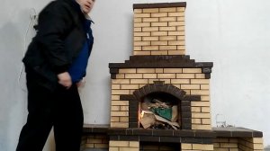 Кладка кирпичного камина с дымовым зубом